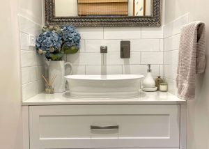 Powder room renovation